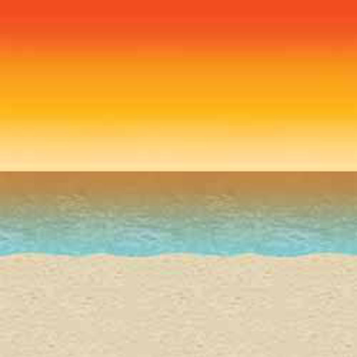 Luau Sunset Backdrop