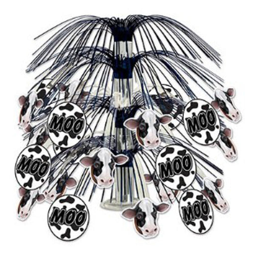 Charming Cow Cascade Centerpiece Whimsical Table Decor for Farm-Themed Celebrations (1/Pk)