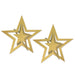 Gold 3D Foil Hanging Stars (6/Pk)