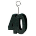 Black Glittered 40 Balloon/Photo Holder