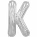 Letter K Silver