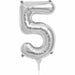 Number #5 Silver