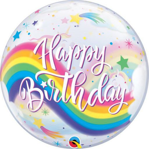 A colorful and magical addition to birthday celebrations, showcasing unicorns in a vibrant display