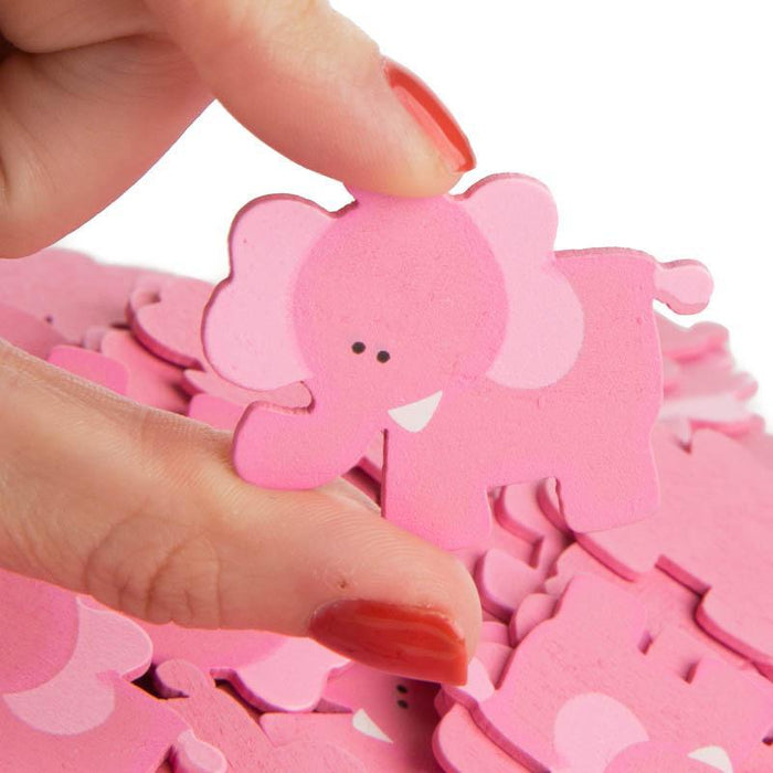 Baby Shower Wooden Clothes Peg - Elephant 6ct - Shimmer & Confetti