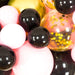 Black, Pink and Gold Balloon Arch and Garland Kit (5, 10, 16 foot) - Shimmer & Confetti