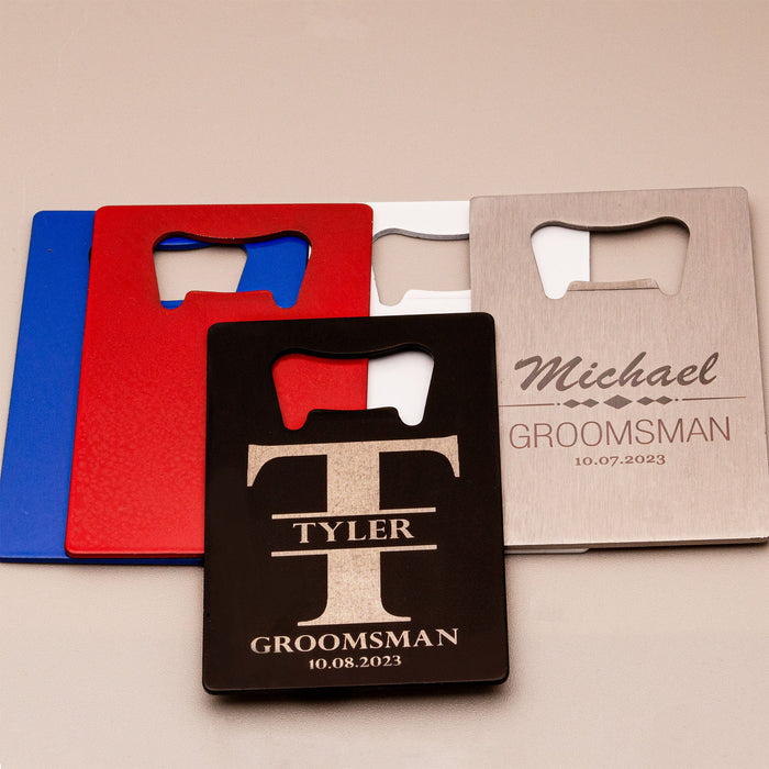 Custom Credit Card Bottle Opener