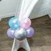 16ft Mermaid Unicorn Balloon Arch and Garland Kit with Silver Tail Fins - Main 5