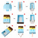 Ice Cream Party Favor Boxes 20ct - Shimmer & Confetti