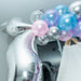 16ft Mermaid Unicorn Balloon Arch and Garland Kit with Silver Tail Fins - Main 3